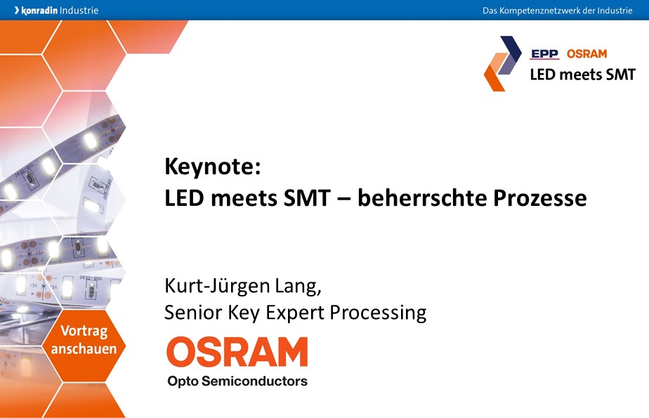 LED meets SMT – beherrschte Prozesse