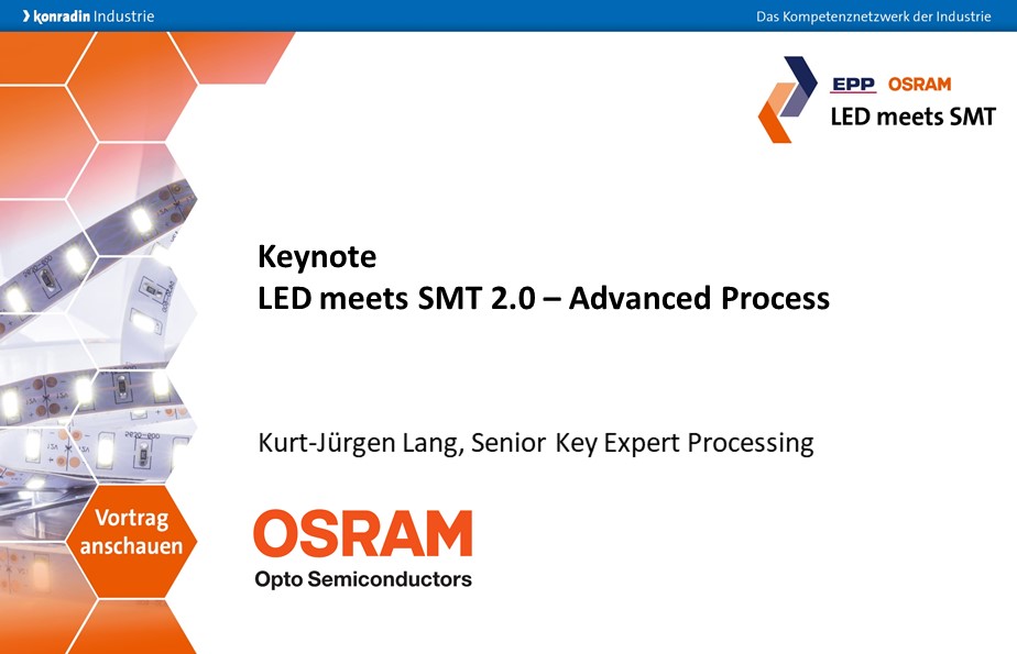 LED meets SMT 2.0 – Advanced Process