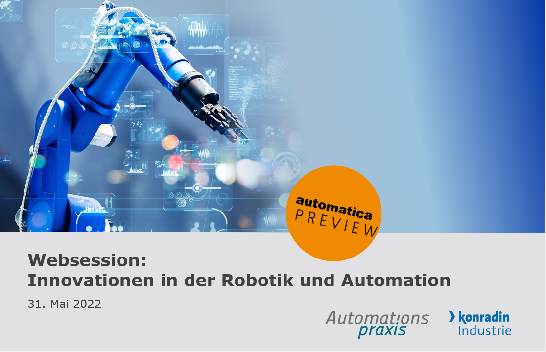 Websession Innovationen in der Robotik und Automation: 31.05.2022