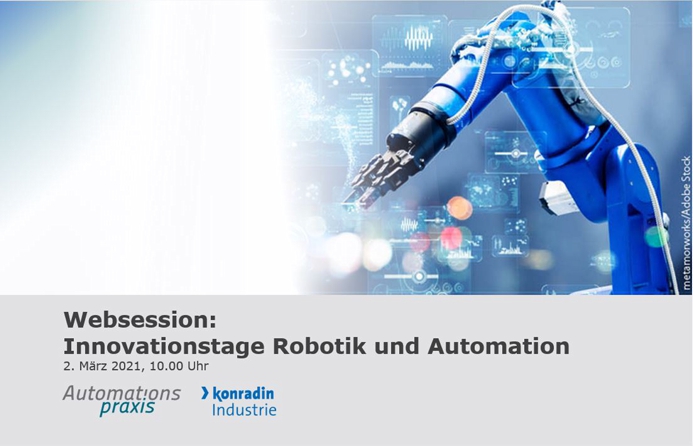 Websession Innovationstage der Robotik: 02. März 2021
