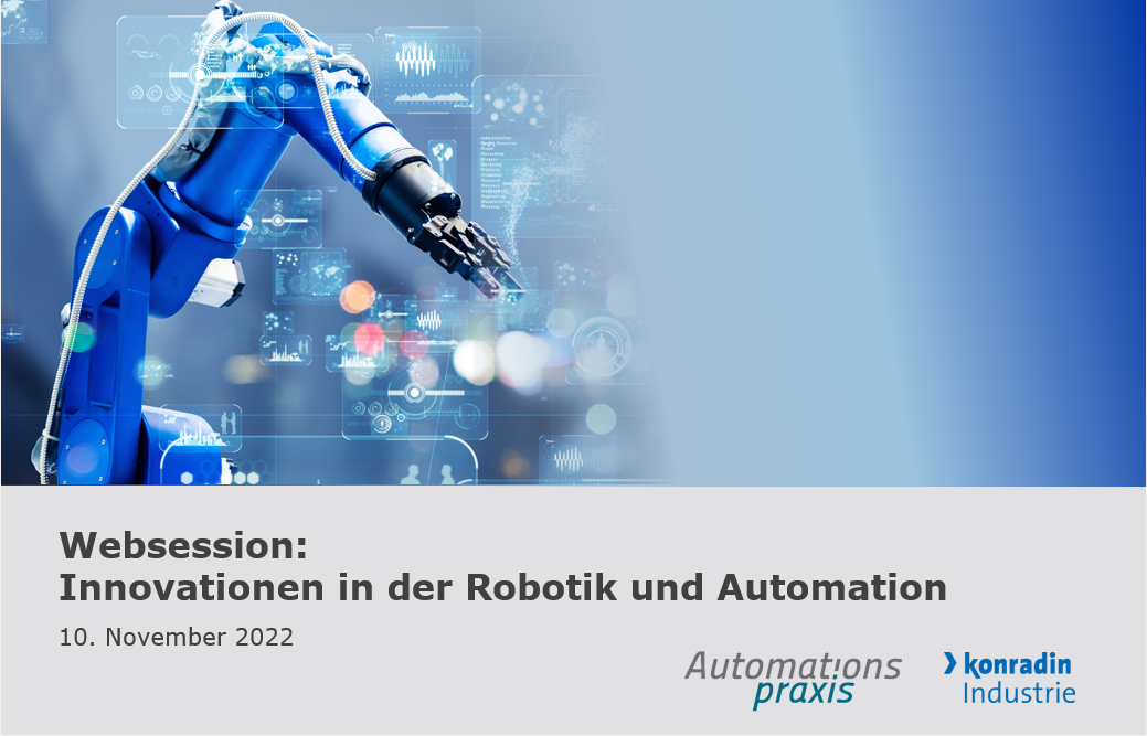 Websession: Innovationen in der Robotik und Automation am 10.11.2022
