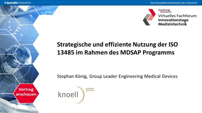Strategische und effiziente Nutzung der ISO 13485 im Rahmen des MDSAP Programms