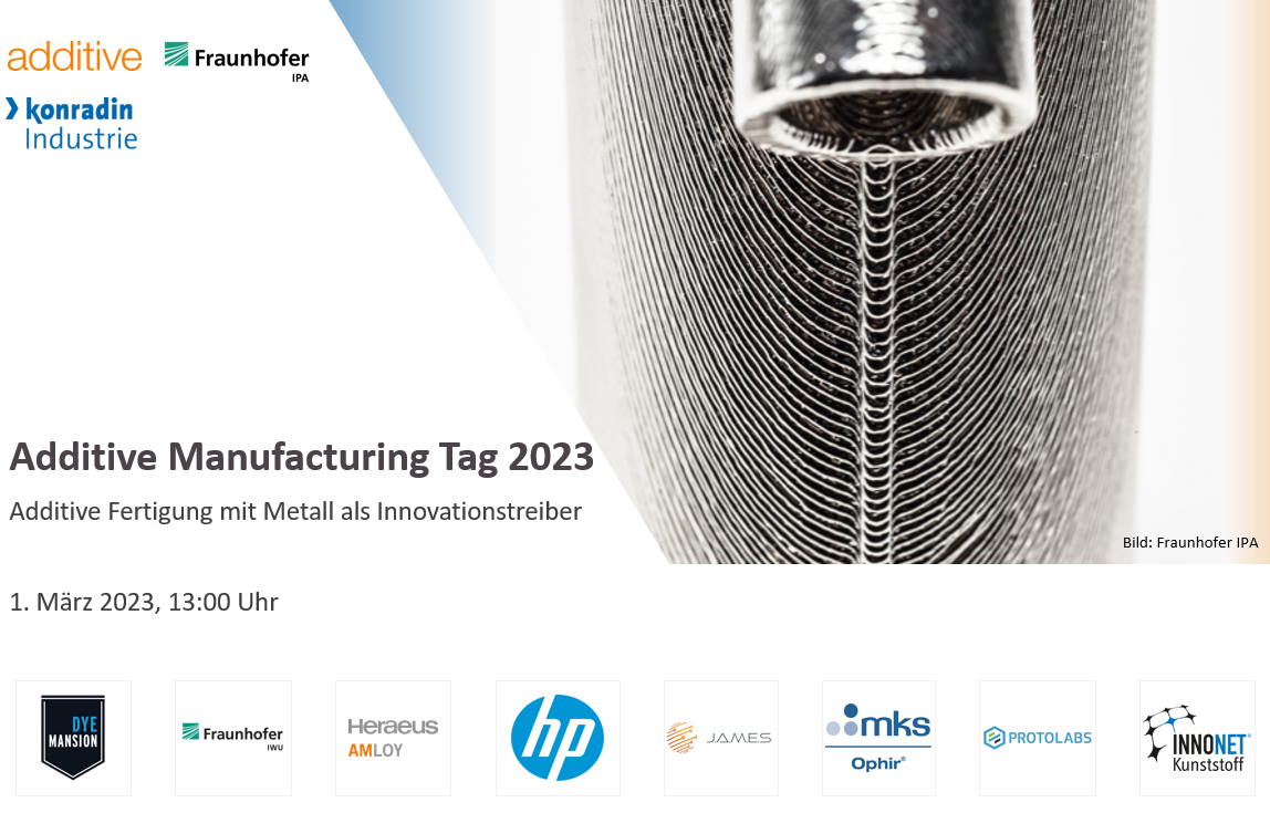 AM-Tag 2023: Additive Fertigung mit Metall als Innovationstreiber