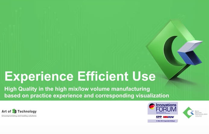 Vortrag: Hohe Qualitätsmaßstäbe in der high mix / low volume Fertigung basieren auf Prozesserfahrung und entsprechender Visualisierung