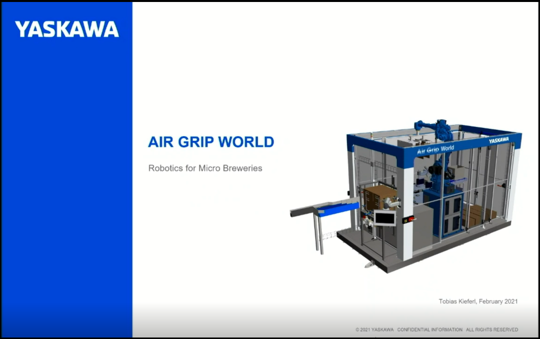 Air Grip-Lösung für das roboterbasierte Handling von Flaschen