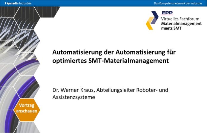 Automatisierung der Automatisierung für optimiertes SMT-Materialmanagement