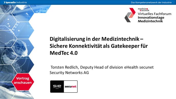Digitalisierung in der Medizintechnik – Sichere Konnektivität als Gatekeeper für MedTec 4.0 