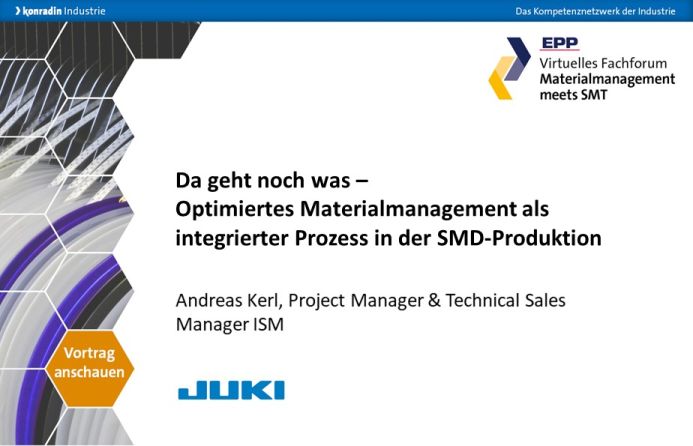 Da geht noch was – Optimiertes Materialmanagement als integrierter Prozess in der SMD-Produktion