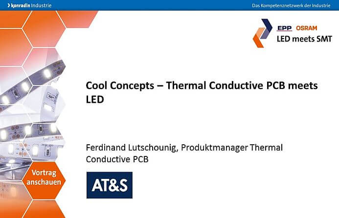 Cool Concepts – Thermal Conductive PCB meets LED