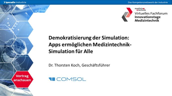Demokratisierung der Simulation: Apps ermöglichen Medizintechnik-Simulation für Alle