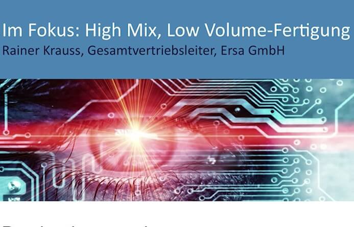 Vortrag: "High Mix-Low Volume" Erfolgreich mit flexiblen Produktionsanlagen